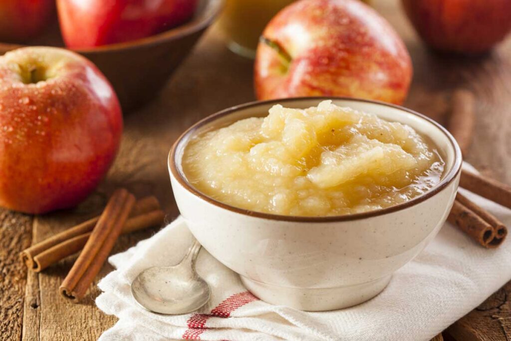 Homemade Chunky Applesauce