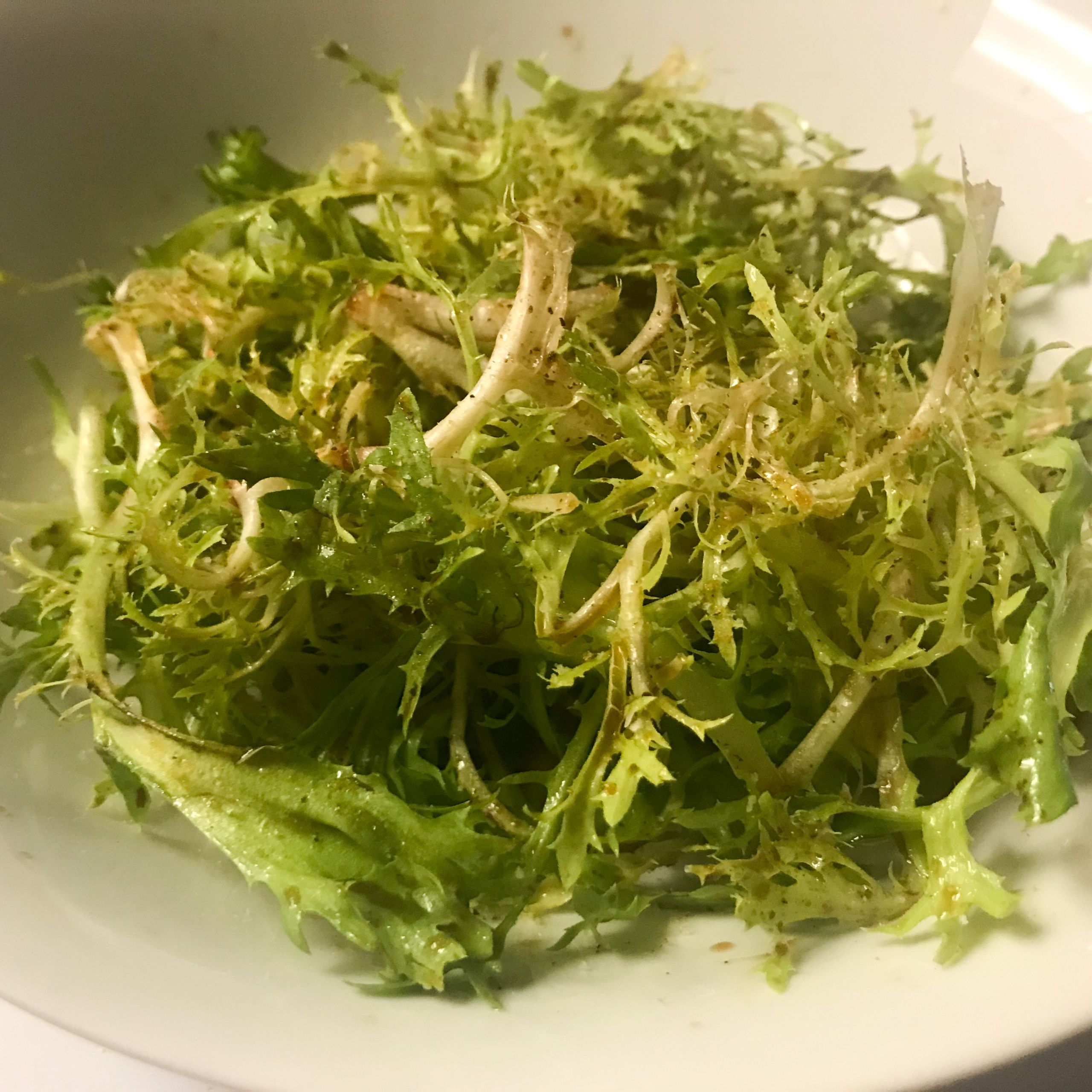 bowl of friscee salad