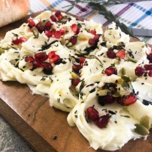 A Rosemary and Pomegranate Butter Board 1