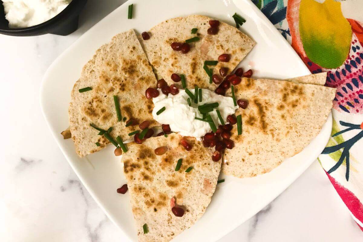 PEAR AND BRIE QUESADILLAS | My Curated Tastes