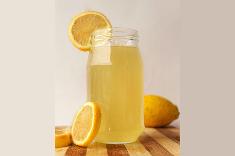 jar of limoncello.