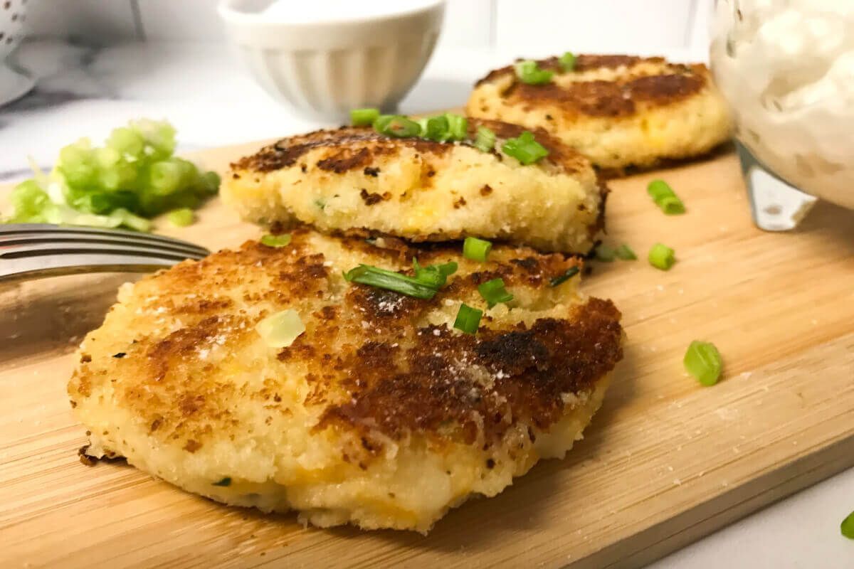 Left Over Mashed Potato Cakes | My Curated Tastes