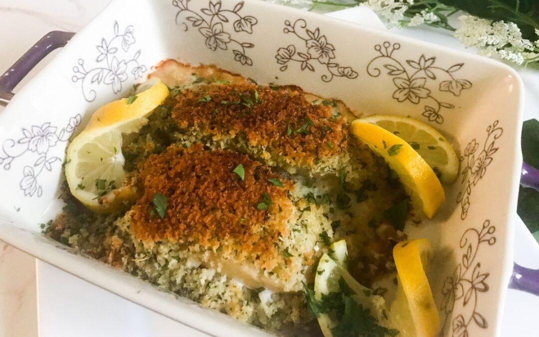 panko crusted cod | my curated tastes