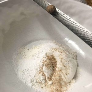 flour in a bowl