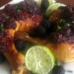 Blackberry-Glazed-Chicken-Legs-with-Ginger-and-Lime-Featured-Image