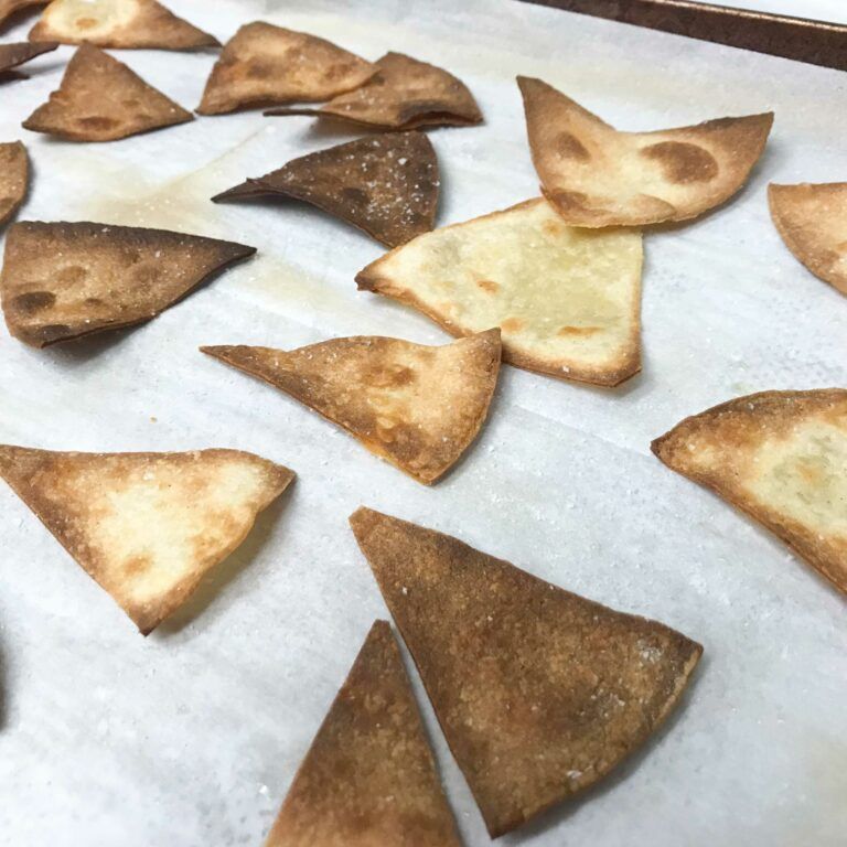 toasted tortilla chips