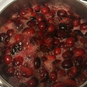 Cranberry Cherry Sauce | My Curated Tastes