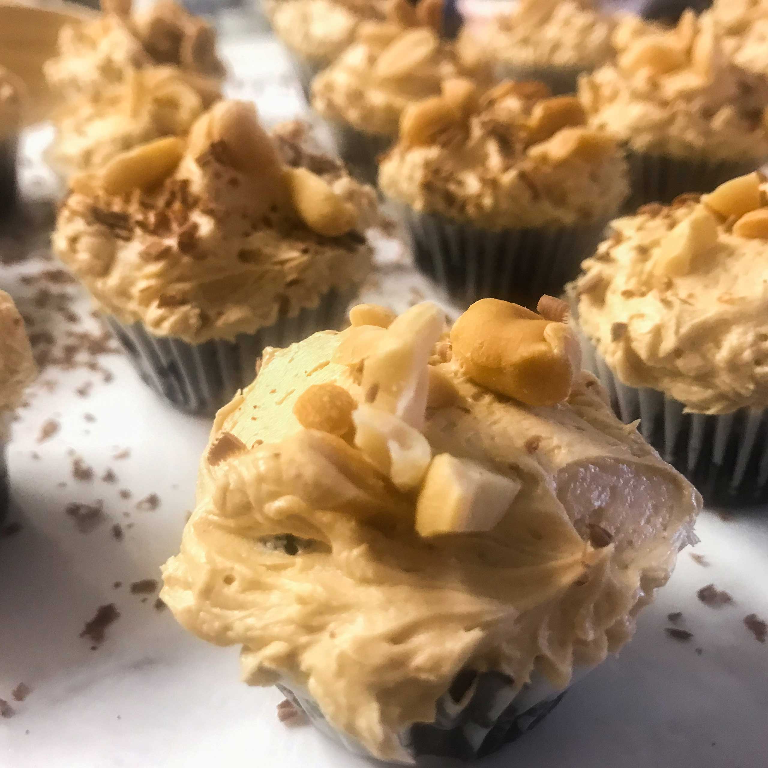Gluten-Free Chocolate-Peanut Butter Cupcakes | My Curated Tastes