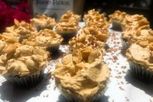 Gluten-Free Chocolate-Peanut Butter Cupcakes | My Curated Tastes