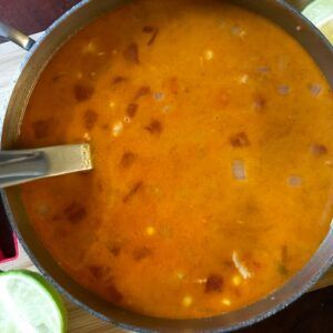 Creamy Chicken Tortilla Soup | My Curated Tastes