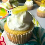 Limequat Cupcake with Whipped Cream.