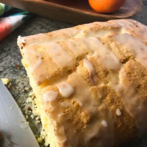 Mandarinquat Loaf Cake with Mandarinquat Icing | My Curated Tastes