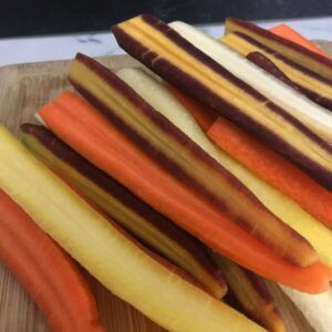 Tri-Color Carrots With Orange Vinaigrette | My Curated Tastes