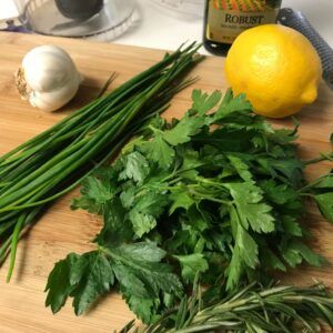 Pesto Fingerling Potatoes | My Curated Tastes