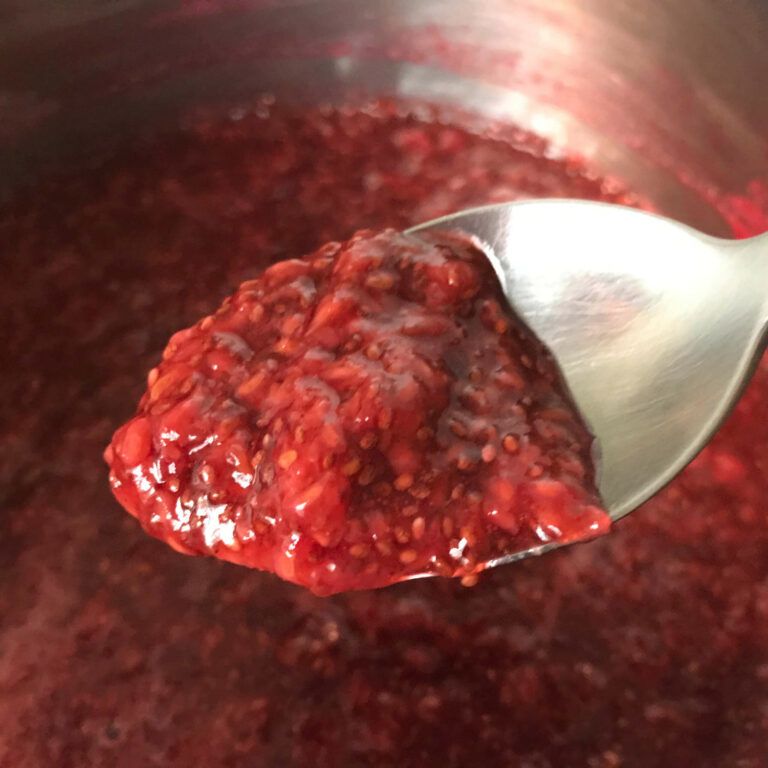 a spoonful of jam.