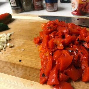 chopped bell pepper