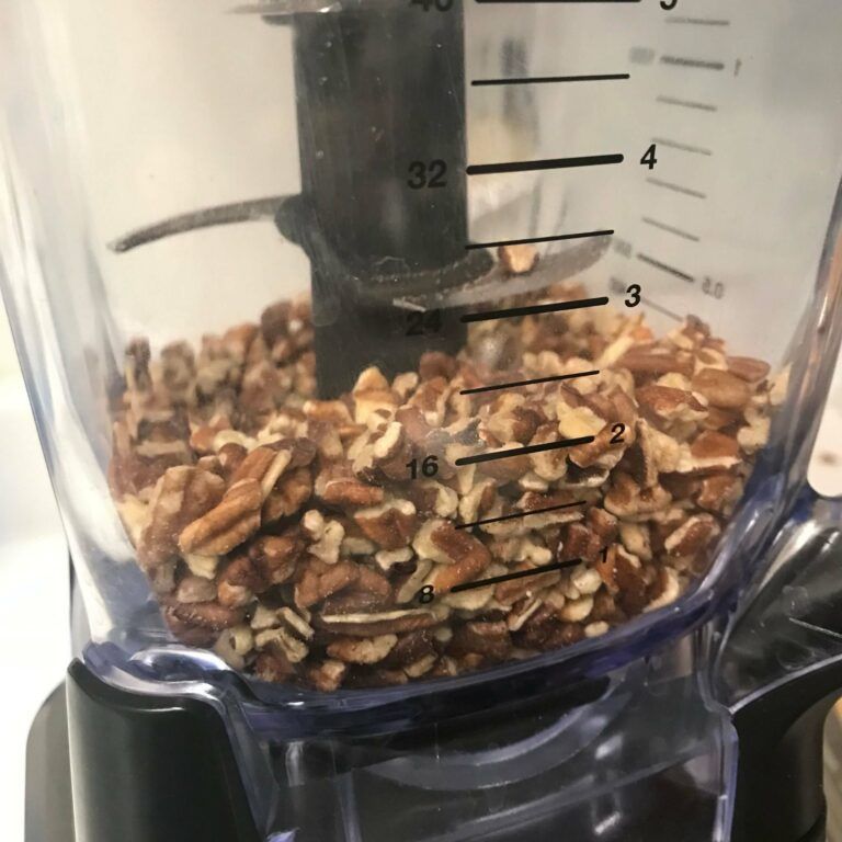 nuts in a blender