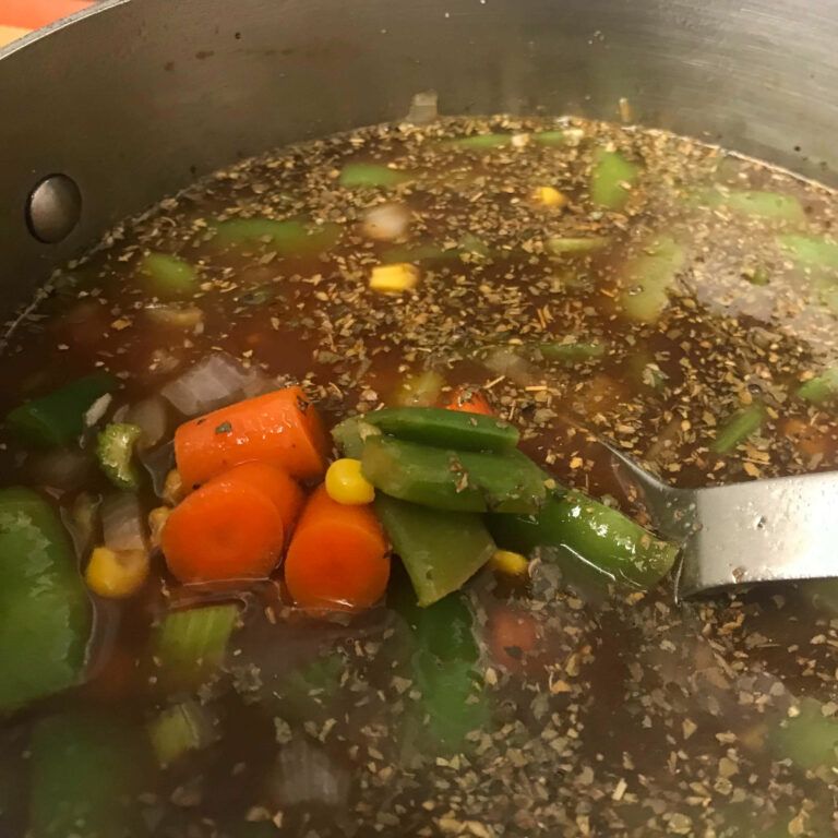 ladle of soup