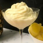 pineapple whip in glass