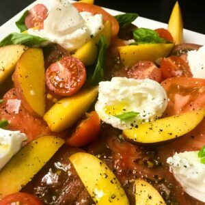 Heirloom-Tomatoes-Peaches-Burrata-Salad