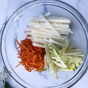 veggies in a bowl.