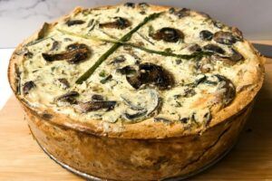 Skyscraper-Mushroom-and-Asparagus-Quiche