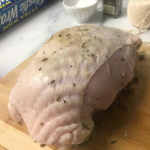 stuffed turkey breast.