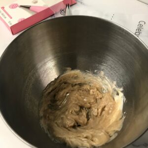 whipped butter and cinnamon in a bowl.