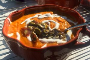 Pumpkin-Sweet-Potato-Soup-with-Brittle