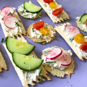 Creamy Veggie Crackers