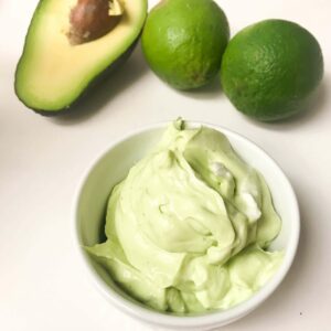 avocado creama in a bowl.