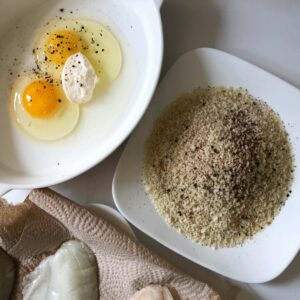 breading station.