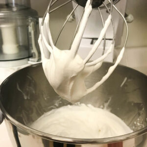 whipped mixture.