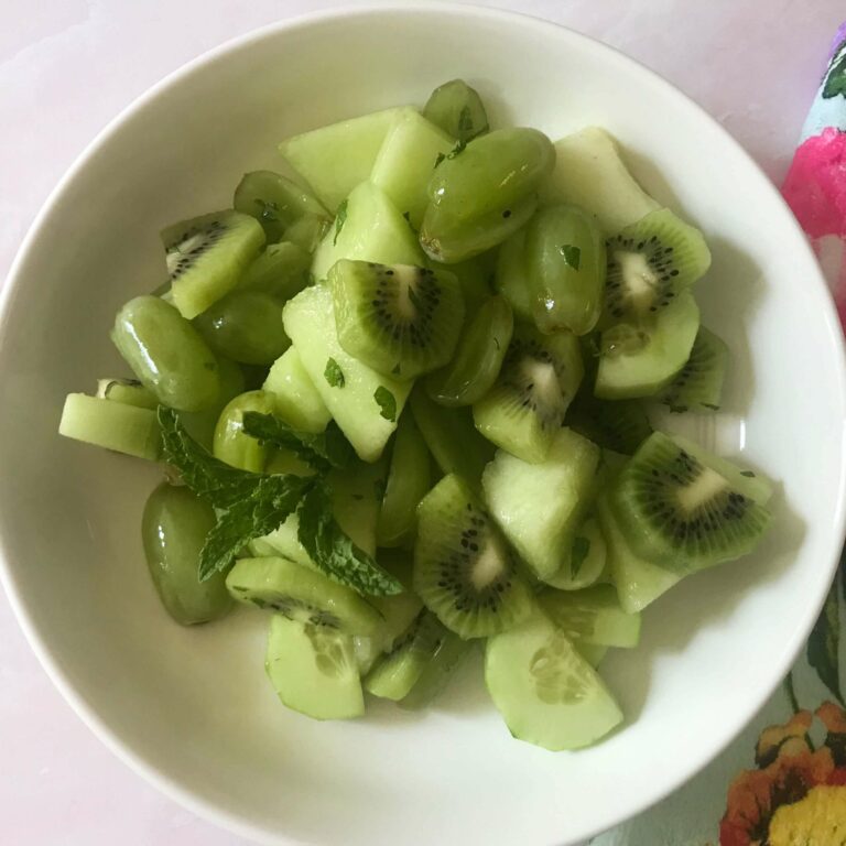 All Green Fruit & Veggie Salad