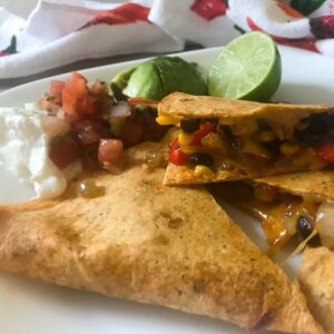 Black Bean and Veggie Quesadillas