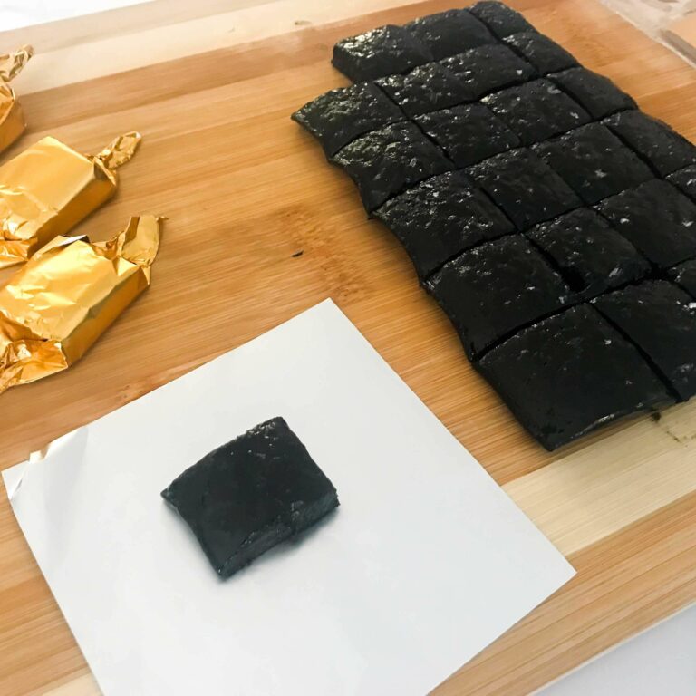 Dave’s Salted Black Licorice Caramels