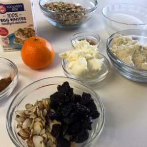 ingredients for cookies.