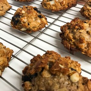 rack of baked cookies.