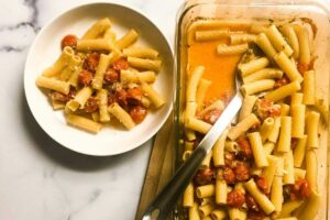 Mozzarella and Cherry Tomato Rotini
