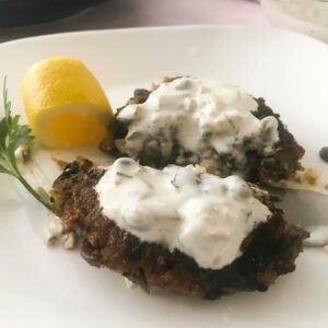 Mushroom “Crab” Cakes with Homemade Tartar Sauce