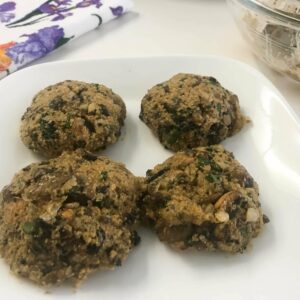 Mushroom “Crab” Cakes with Homemade Tartar Sauce