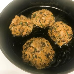 Mushroom “Crab” Cakes with Homemade Tartar Sauce