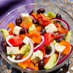 bowl of village Greek Salad.