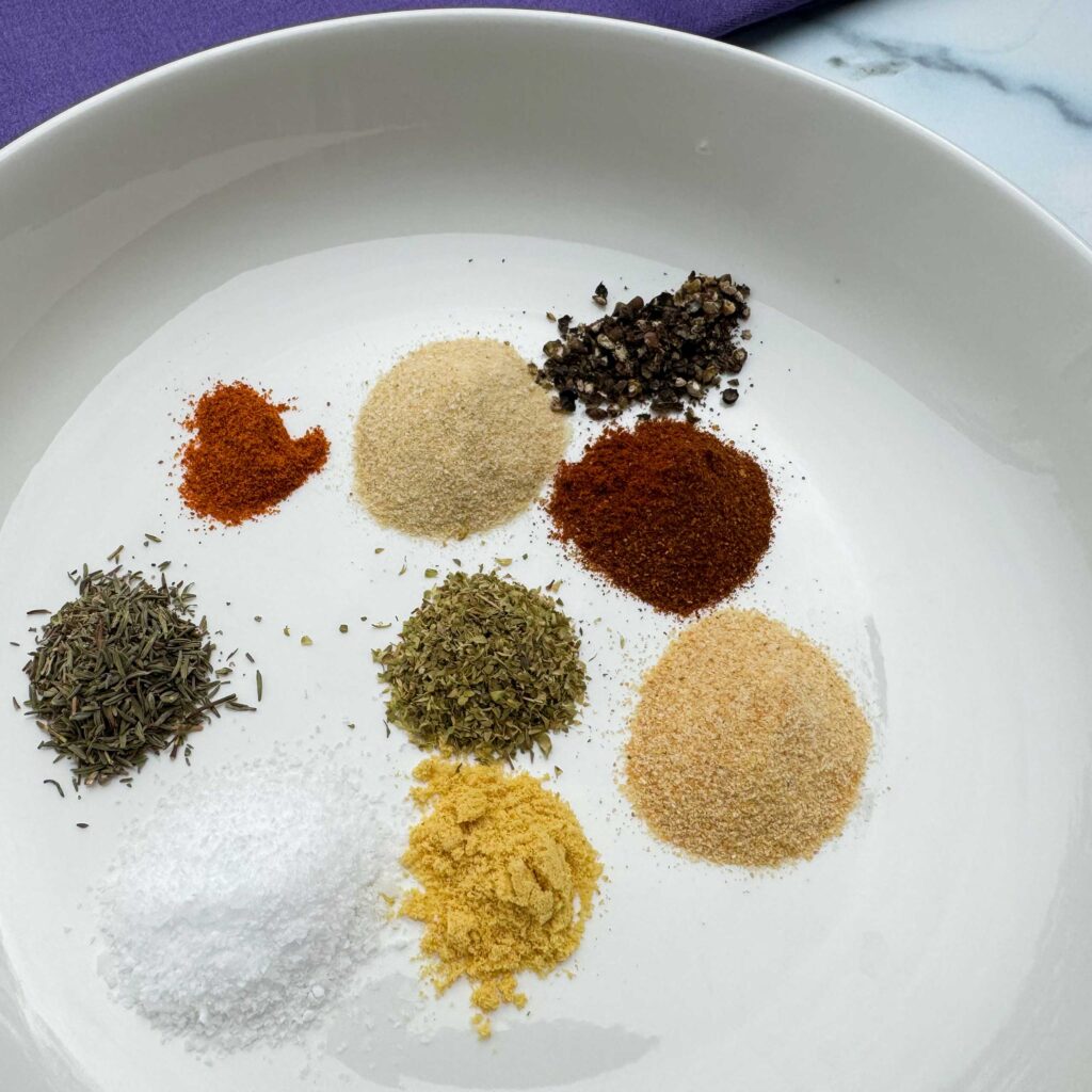 spices in a bowl.