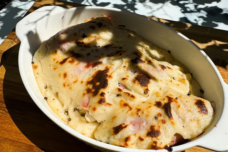 belgian endive and ham gratin (endives au jambon).