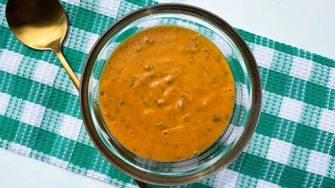 bowl of sugar-free pumpkin maple vinaigrette.