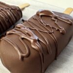 chocolate dipped yogurt pops/