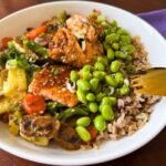 teriyaki salmon bowl.