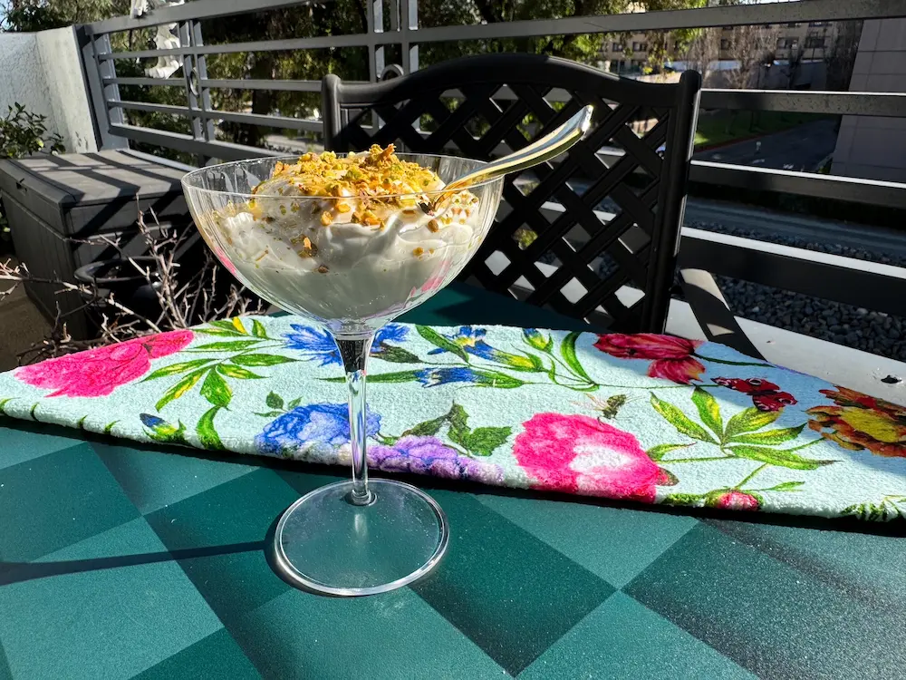 Whipped Greek Yogurt with Honey.