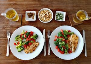 high protein lunch for two.